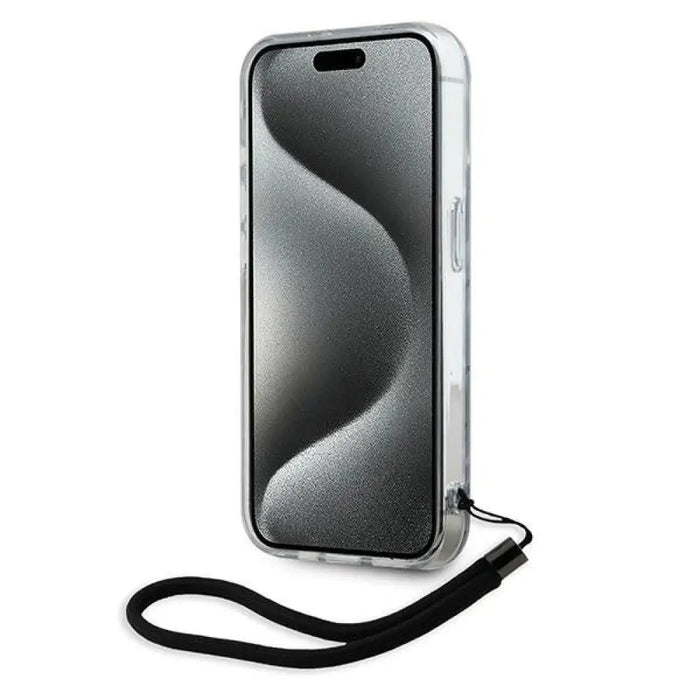 Калъф Karl Lagerfeld Zebra With Cord iPhone 15 Pro Max