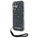 Калъф Karl Lagerfeld Zebra With Cord iPhone 16 - лилав