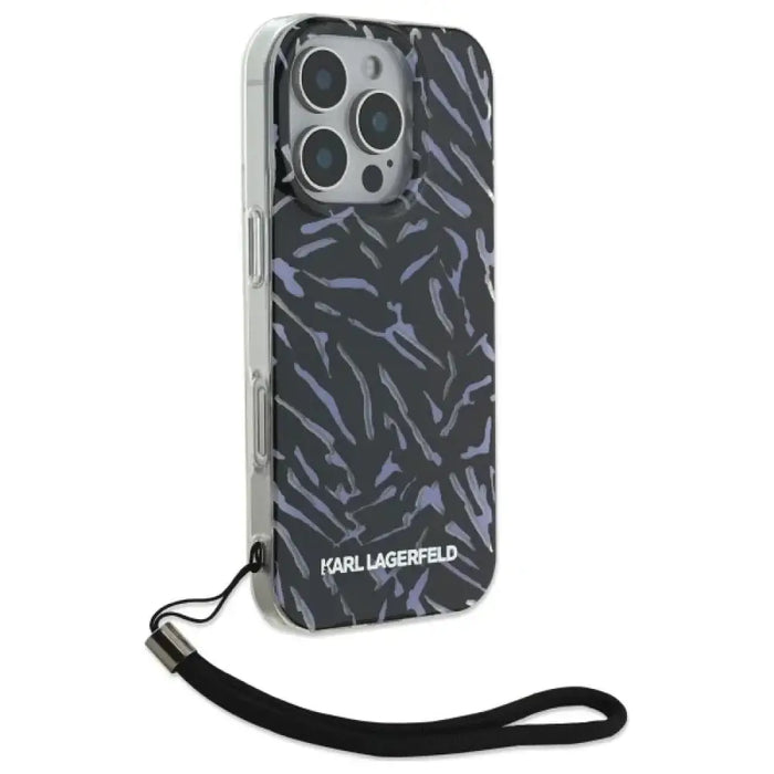 Калъф Karl Lagerfeld Zebra With Cord за iPhone 16 Pro Max