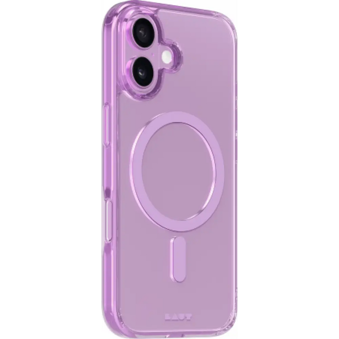 Калъф Laut Crystal Fluor MagSafe за iPhone 17 - розов