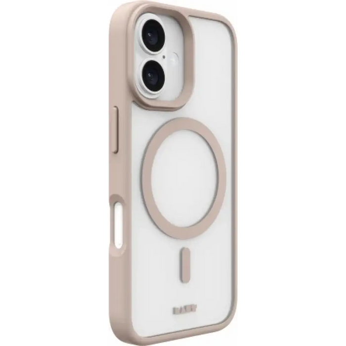 Калъф Laut Huex Protect MagSafe за iPhone 16 - бежов