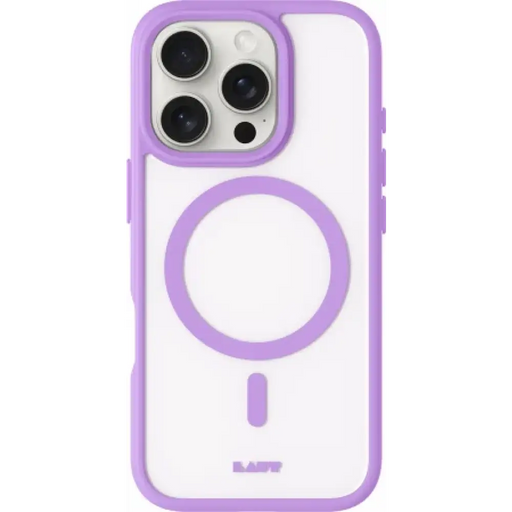 Калъф Laut Huex Protect MagSafe за iPhone 16 Pro - лилав