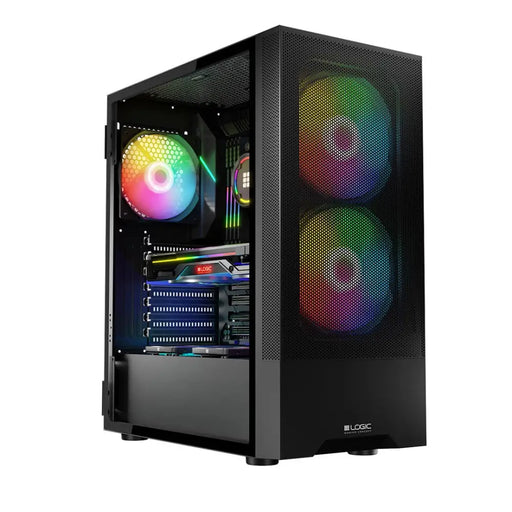Калъф Logic ARYA ARGB MINIDI USB 3.0 Черен