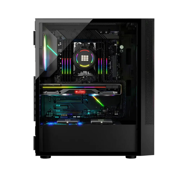 Калъф Logic ARYA ARGB MINIDI USB 3.0 Черен
