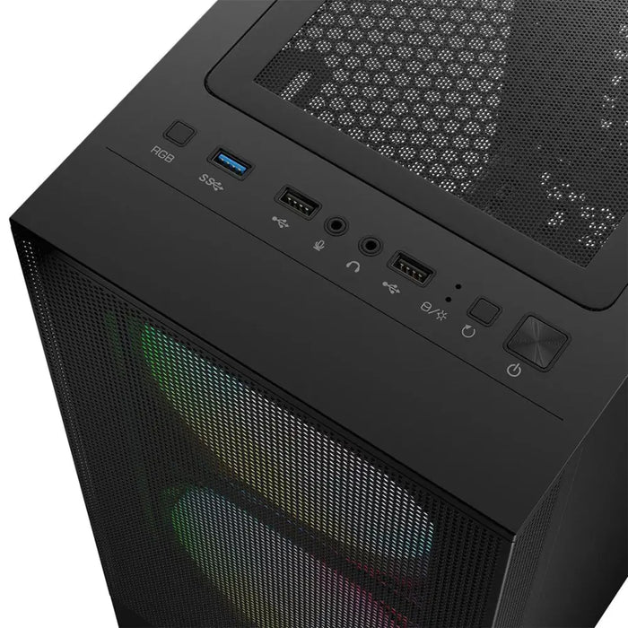Калъф Logic ARYA ARGB MINIDI USB 3.0 Черен