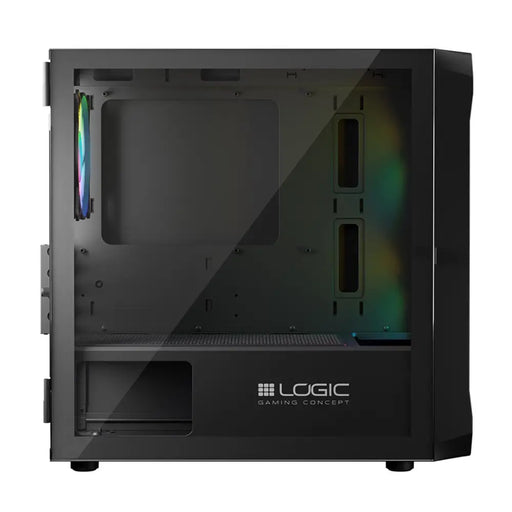 Калъф Logic PORTOS ARGB MINI USB 3.0 Черен