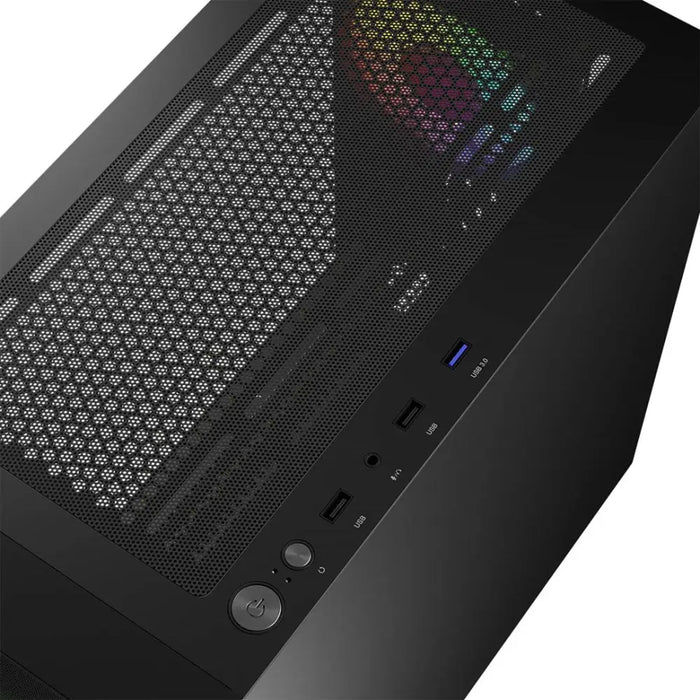 Калъф Logic PORTOS ARGB MINI USB 3.0 Черен