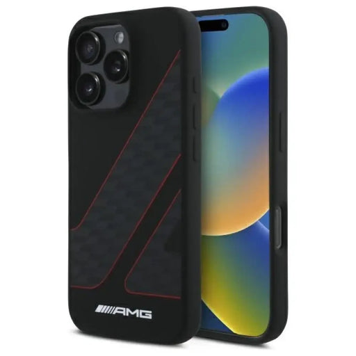Калъф MagSafe AMG Careed Flag Pattern за iPhone 16 Pro Max
