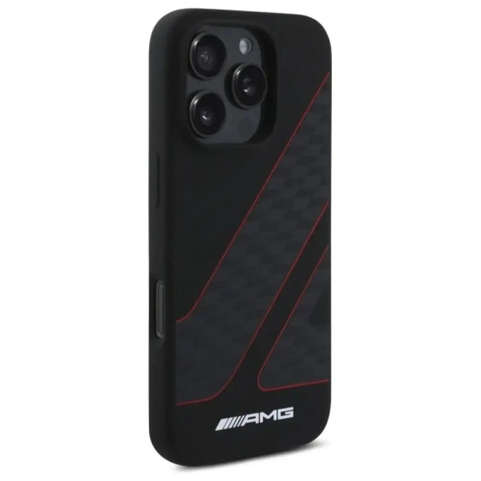 Калъф MagSafe AMG Careed Flag Pattern за iPhone 16 Pro Max