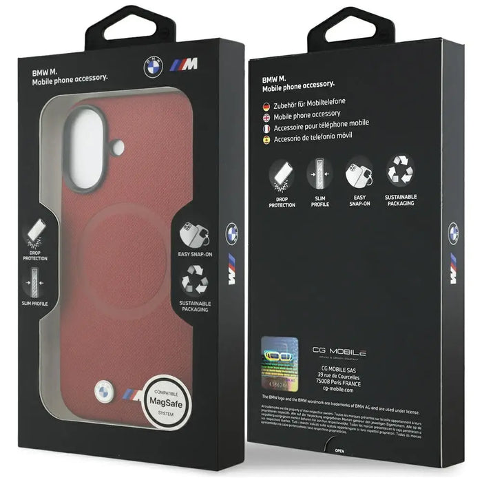 Калъф MagSafe с метално лого на BMW M FW за iPhone 17
