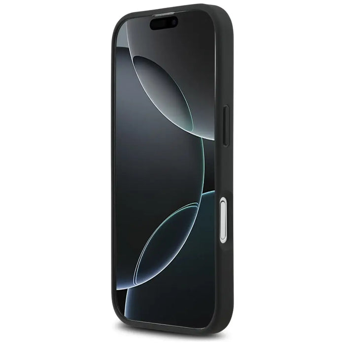 Калъф MagSafe с ретро лого на Mercedes за iPhone 17 - черен