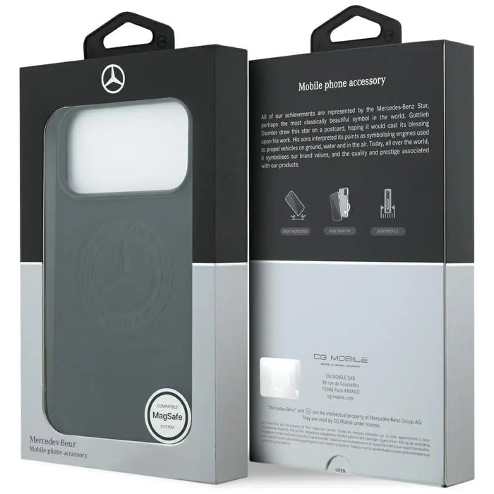 Калъф MagSafe с ретро лого на Mercedes за iPhone 17 Pro Max