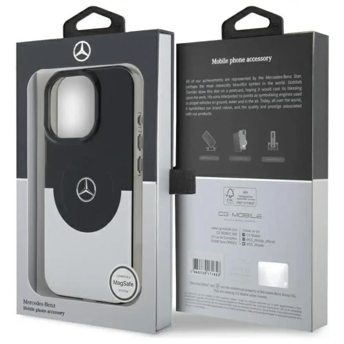 Калъф Mercedes Double Layer BiColor MagSafe за iPhone 16