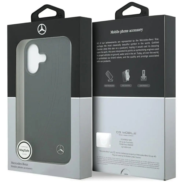 Калъф Mercedes Leather Large Laurel Leave MagSafe Case