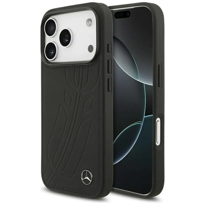 Калъф Mercedes Leather Large Laurel Leave MagSafe Case