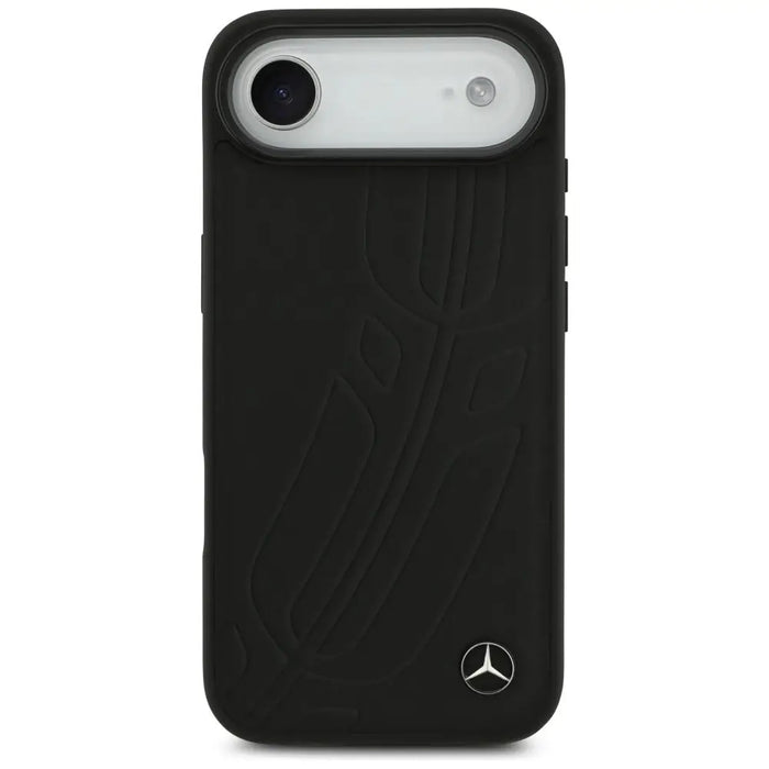 Калъф Mercedes Leather Large Laurel Leave MagSafe за iPhone
