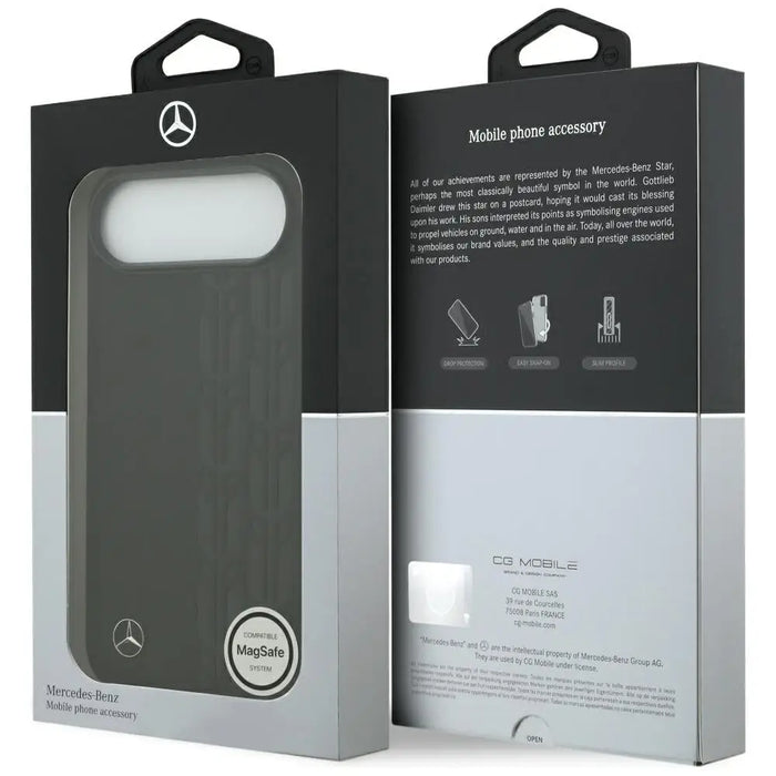 Калъф Mercedes Leather Laurel Leaves MagSafe за iPhone Air