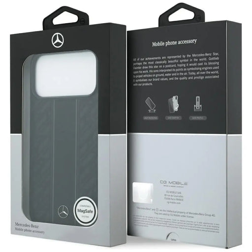 Калъф Mercedes Leather Laurel Leaves Stripes MagSafe Case