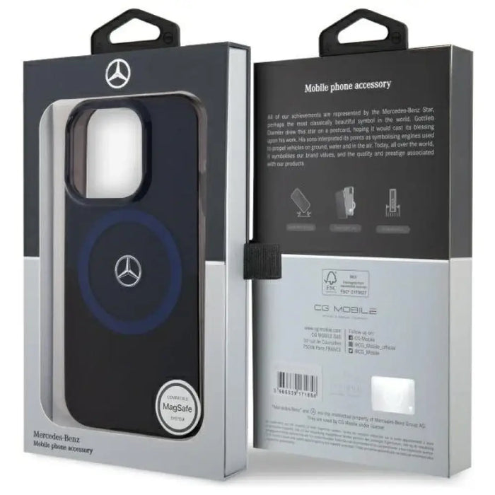 Калъф Mercedes MB Double Layer BiColor MagSafe за iPhone 16