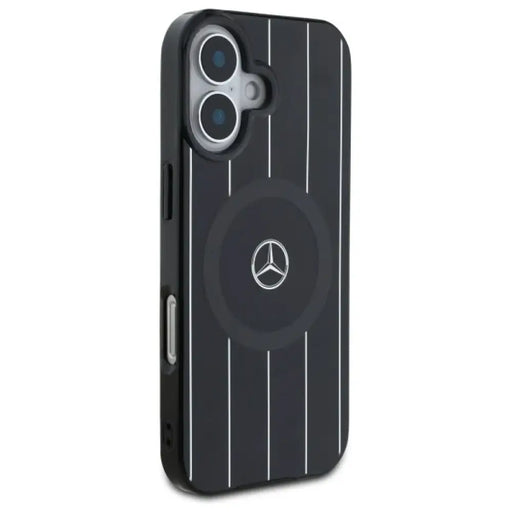 Калъф Mercedes MB Double Layer Crossed Lines MagSafe