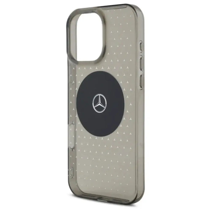 Калъф Mercedes MB Star Pattern за iPhone 16 Pro - черен