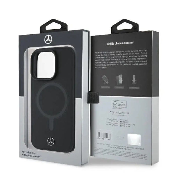 Калъф Mercedes Smooth Leather MagSafe iPhone 16 Pro Max