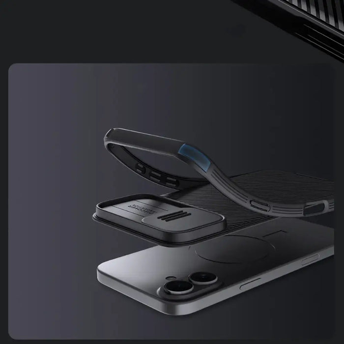 Калъф Nillkin CamShield Pro iPhone 16 (черен)