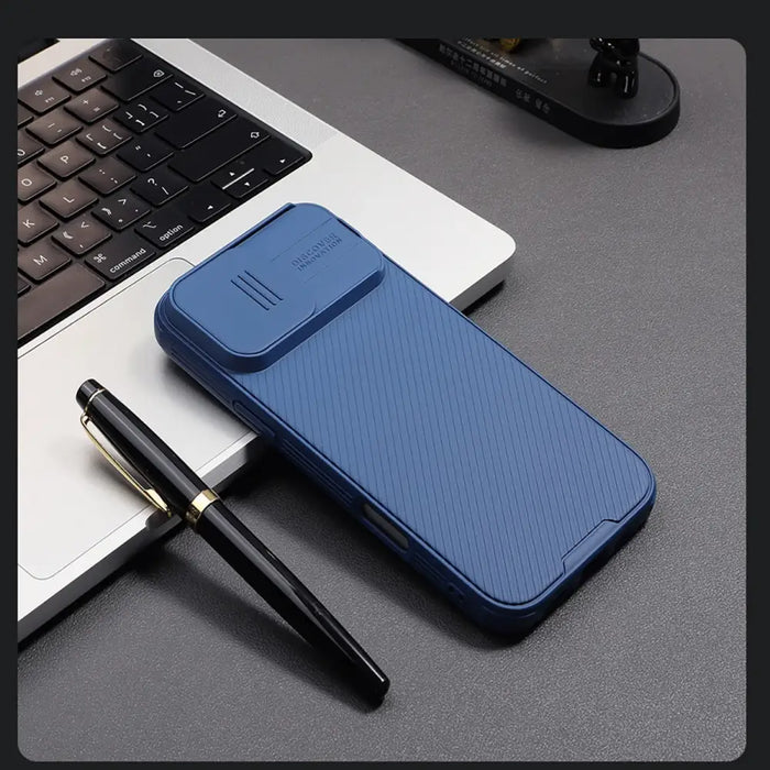 Калъф Nillkin CamShield Pro iPhone 16 (син)