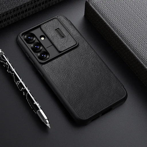 Калъф Nillkin Qin Pro за Samsung Galaxy S25 + с капак