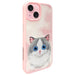 Калъф Nimmy Big Eyed Pet 2.0 Cat за iPhone 15 - розов