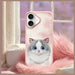 Калъф Nimmy Big Eyed Pet 2.0 Cat за iPhone 16 - розов
