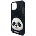 Калъф Nimmy Big Eyed Pet 2.0 Panda за iPhone 15 - черен