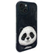 Калъф Nimmy Big Eyed Pet 2.0 Panda за iPhone 15 - черен