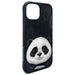 Калъф Nimmy Big Eyed Pet 2.0 Panda за iPhone 15 - черен