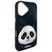 Калъф Nimmy Big Eyed Pet 2.0 Panda за iPhone 16 - черен