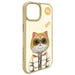 Калъф Nimmy Cool&Cute 2.0 Cat за iPhone 15 - бежов