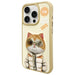 Калъф Nimmy Cool&Cute 2.0 Cat за iPhone 15 Pro Max - зелен
