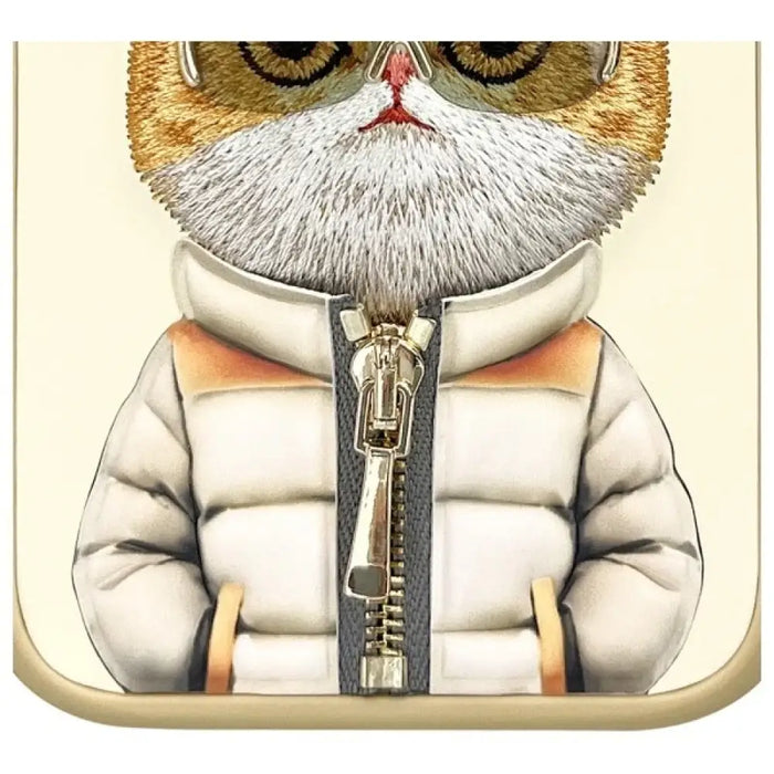 Калъф Nimmy Cool&Cute 2.0 Cat за iPhone 15 Pro - зелен