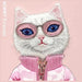 Калъф Nimmy Cool&Cute 2.0 Cat за iPhone 15 - розов