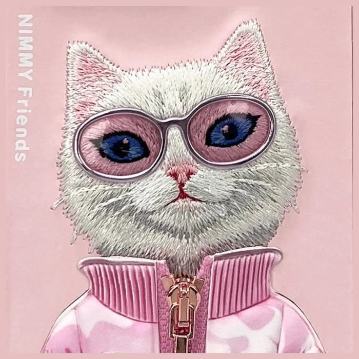 Калъф Nimmy Cool&Cute 2.0 Cat за iPhone 16 Pro Max - розов