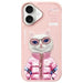 Калъф Nimmy Cool&Cute 2.0 Cat за iPhone 16 - розов
