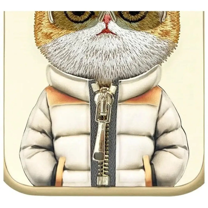 Калъф Nimmy Cool&Cute 2.0 Cat за iPhone 16 - зелен