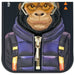 Калъф Nimmy Cool&Cute 2.0 Monkey за iPhone 15 - черен