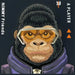 Калъф Nimmy Cool&Cute 2.0 Monkey за iPhone 15 - черен