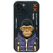 Калъф Nimmy Cool&Cute 2.0 Monkey за iPhone 15 - черен