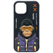 Калъф Nimmy Cool&Cute 2.0 Monkey за iPhone 15 - черен