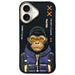 Калъф Nimmy Cool&Cute 2.0 Monkey за iPhone 16 - черен