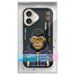 Калъф Nimmy Cool&Cute 2.0 Monkey за iPhone 16 - черен