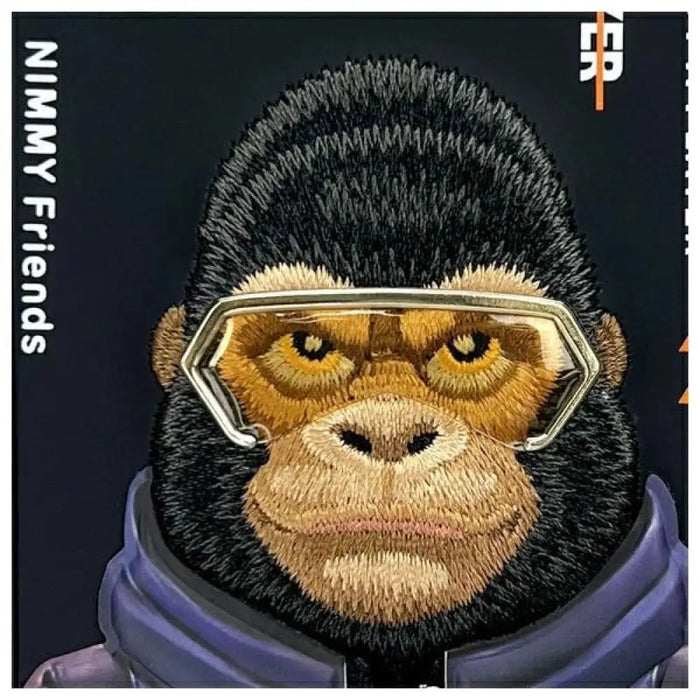 Калъф Nimmy Cool&Cute 2.0 Monkey за iPhone 16 - черен