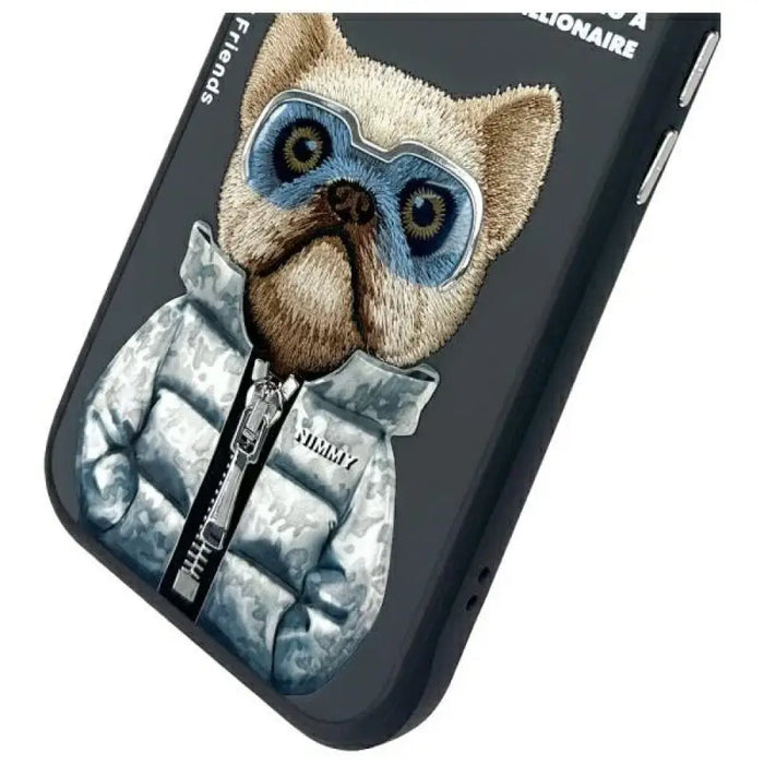 Калъф Nimmy Cool&Cute 2.0 за iPhone 15 - черен